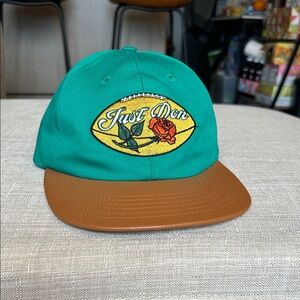 Just Don Teal and Tan Cap